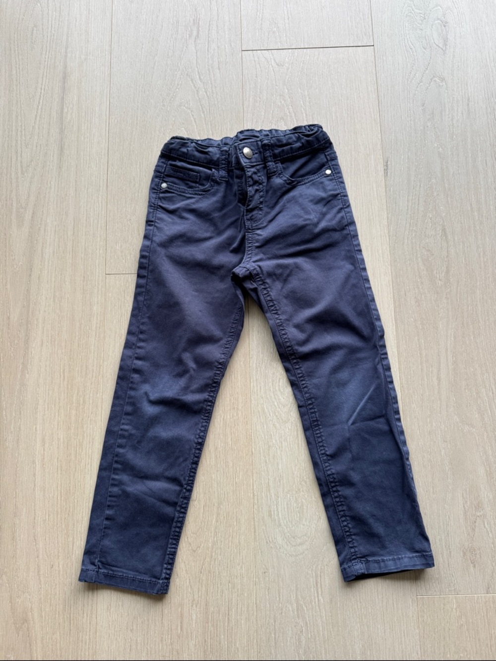 Mayoral Navy Pull-On Stretch Pants for Kids